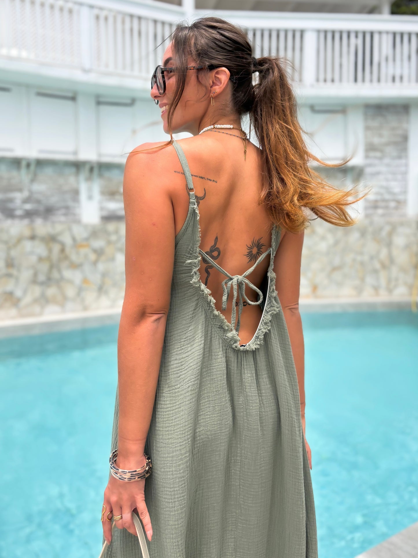 Robe Jodie kaki T.U(XS-XL)