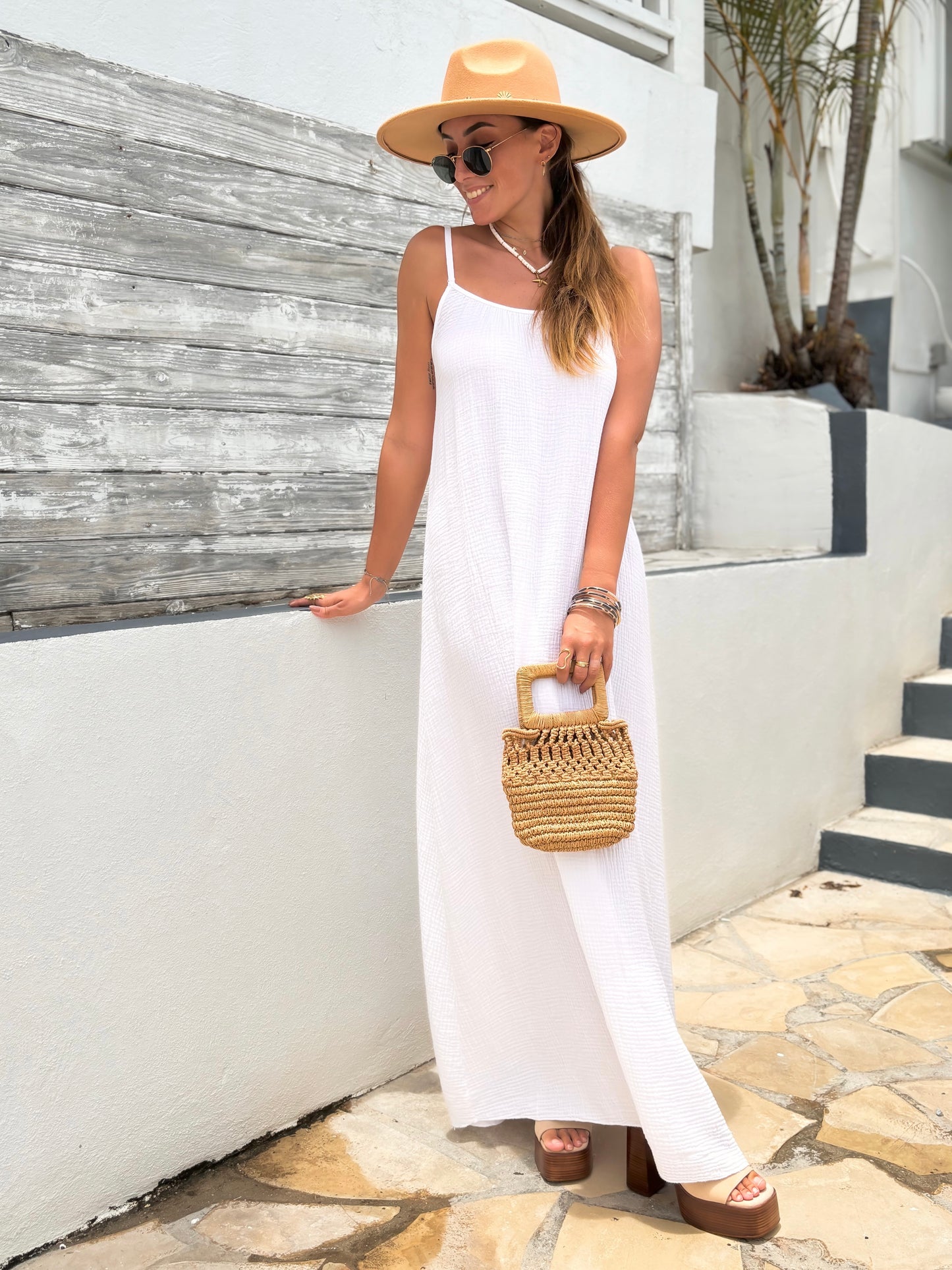 Robe Jodie blanc T.U(XS-XL)