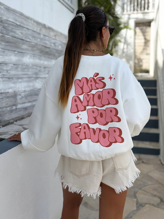Sweat Mas Amor T.U (XS-XL)