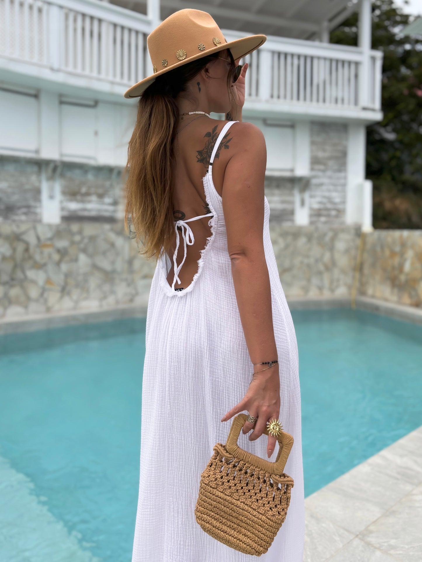 Robe Jodie blanc T.U(XS-XL)
