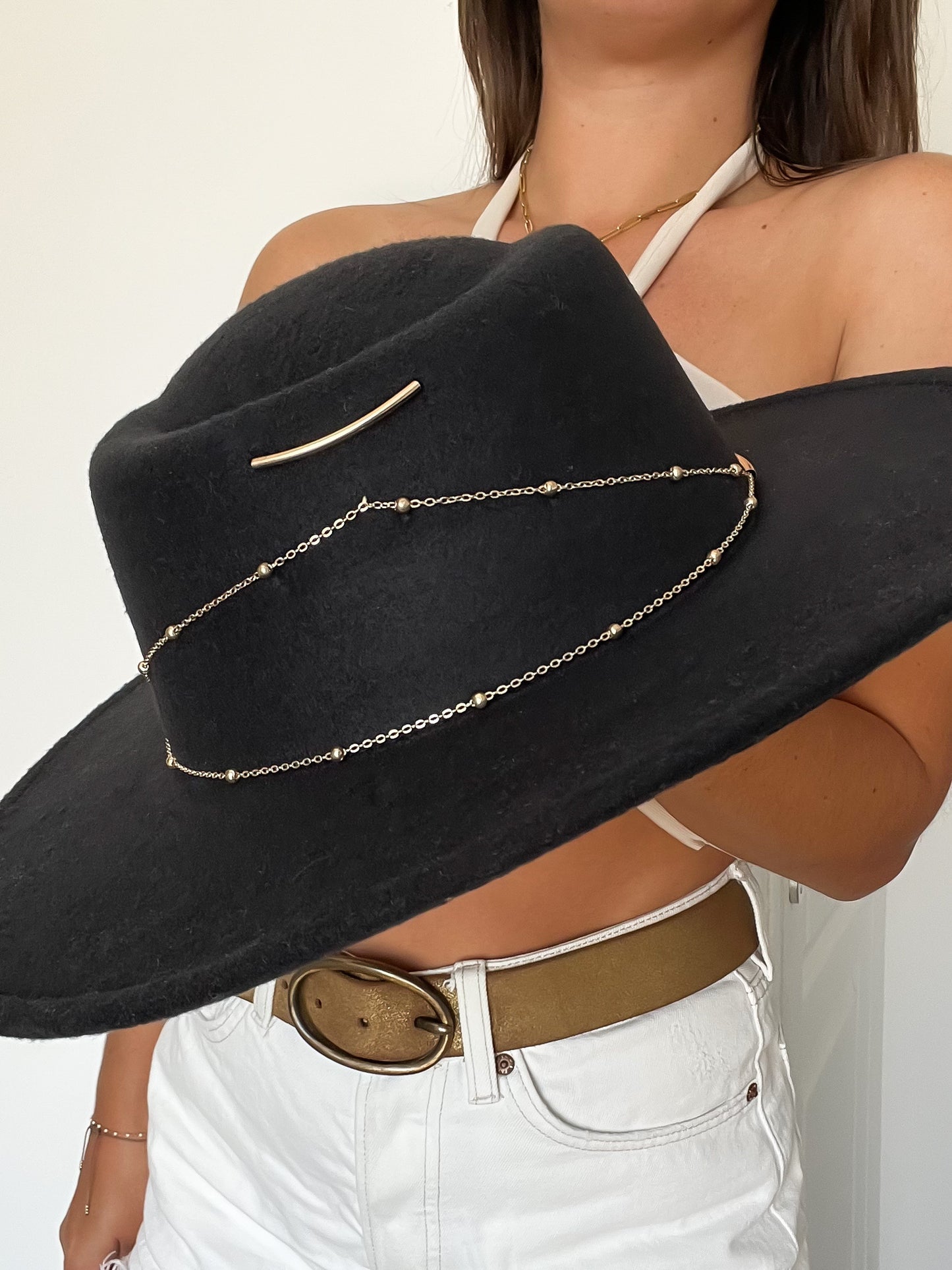 Chapeau Jade noir T.U