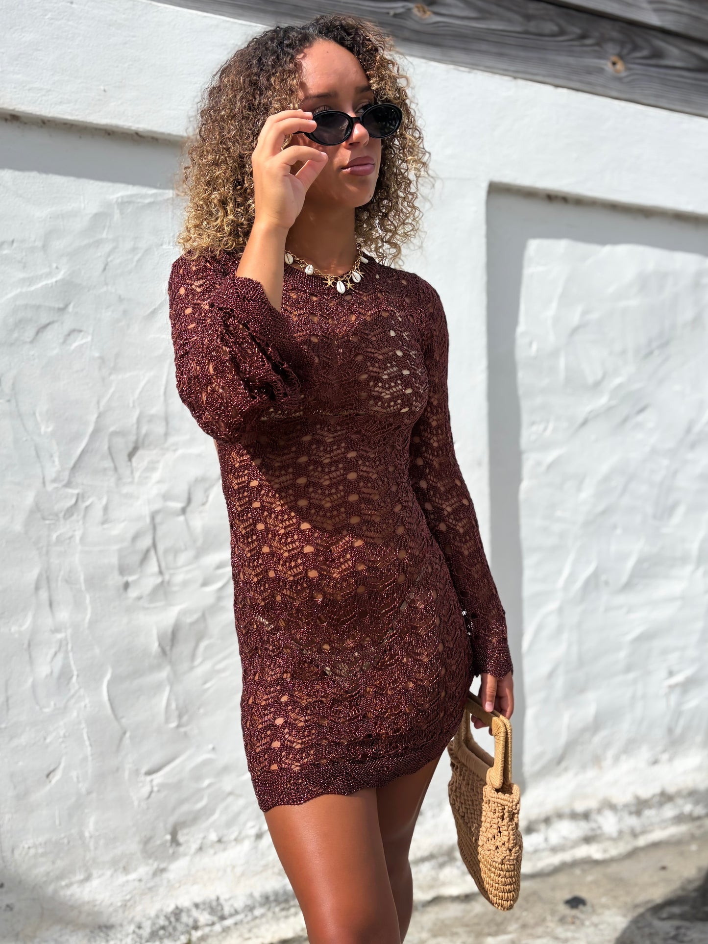 Robe crochet Cameron T.U(XS-XL)