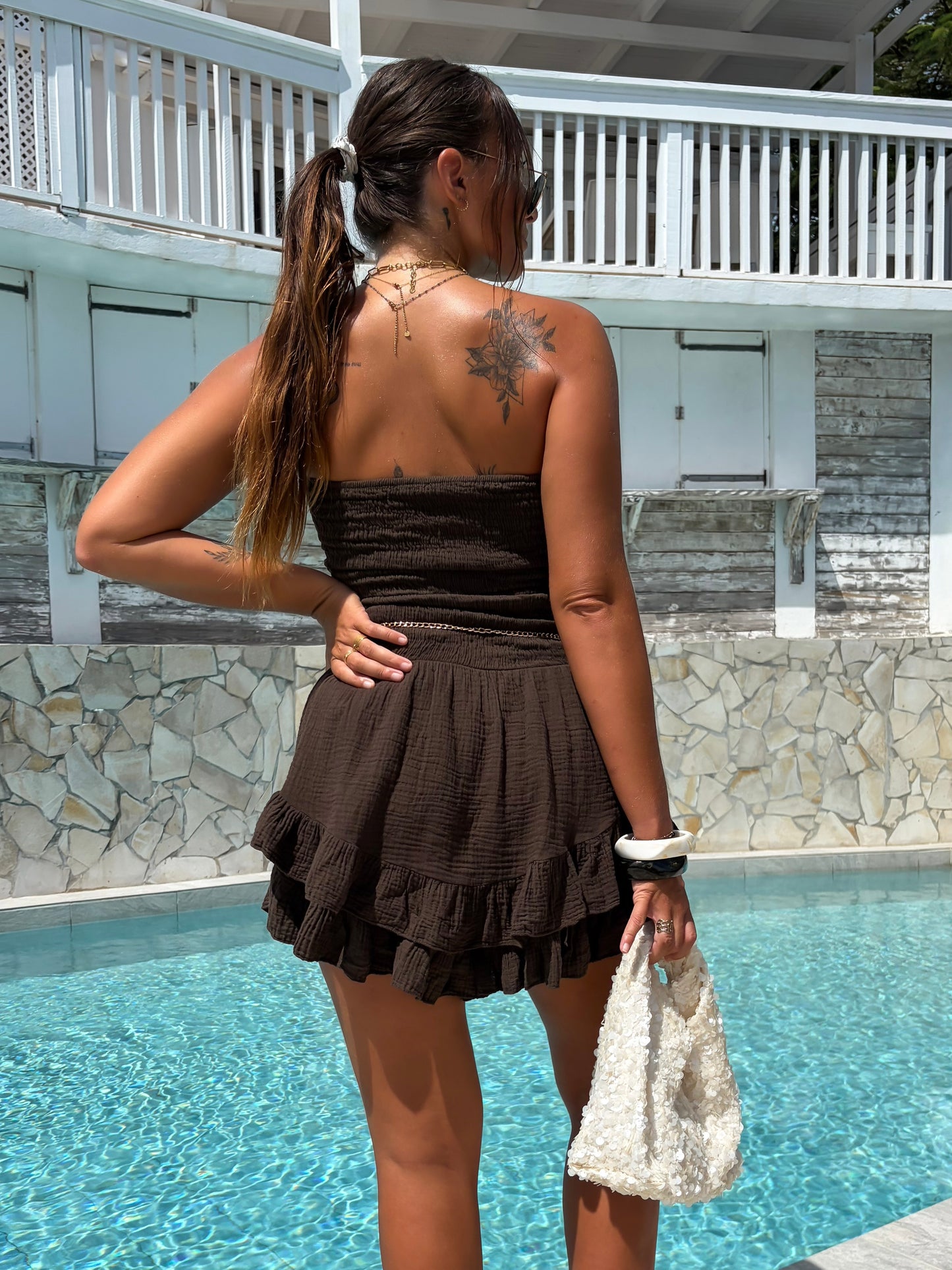 Combishort Marlow choco T.U(XS-XL)