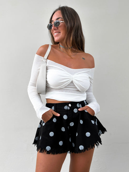 Short Bonnie pois (S-M-L)