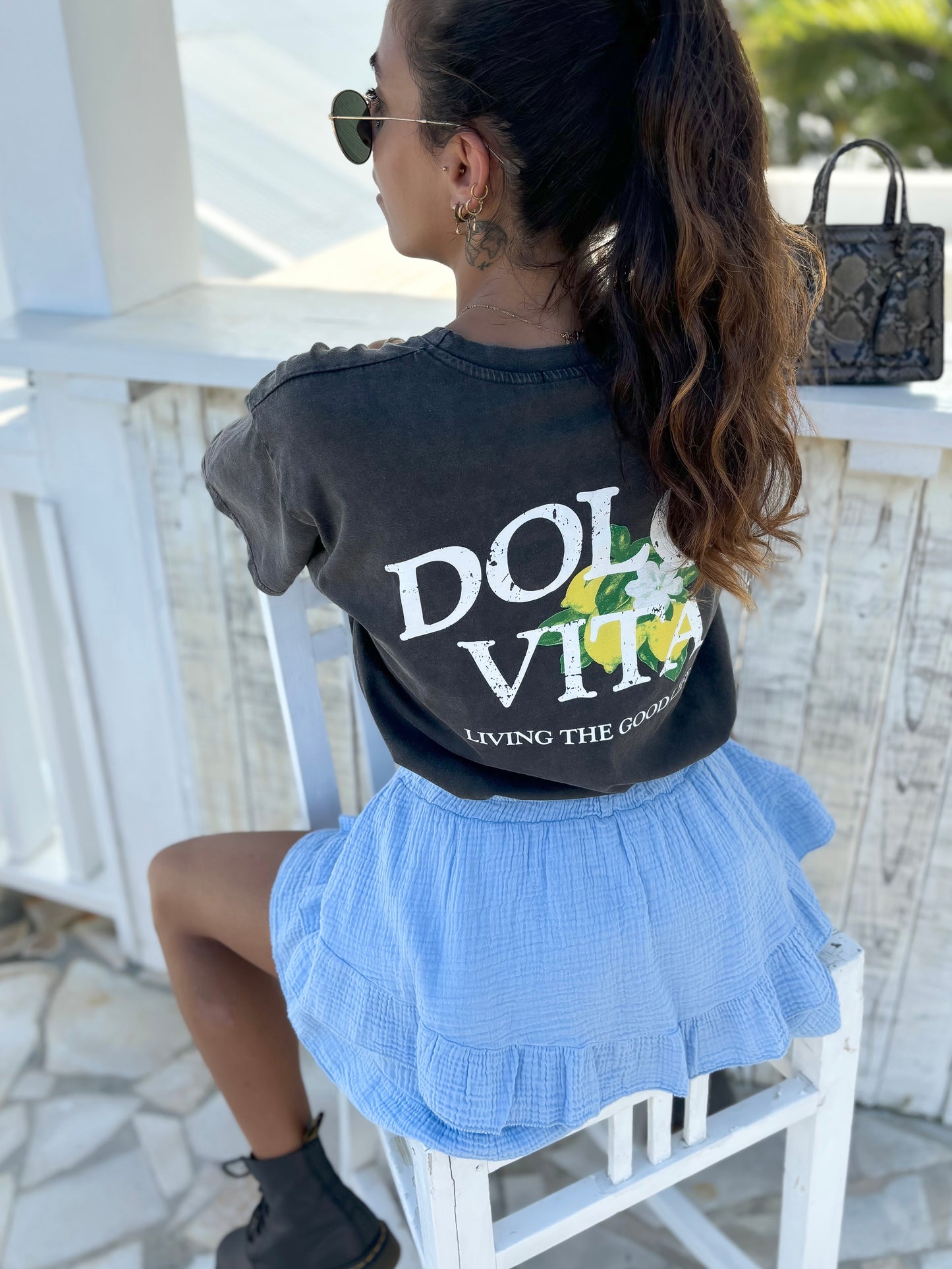 T-shirt Dolce Vita anthracite T.U (XS-XL)