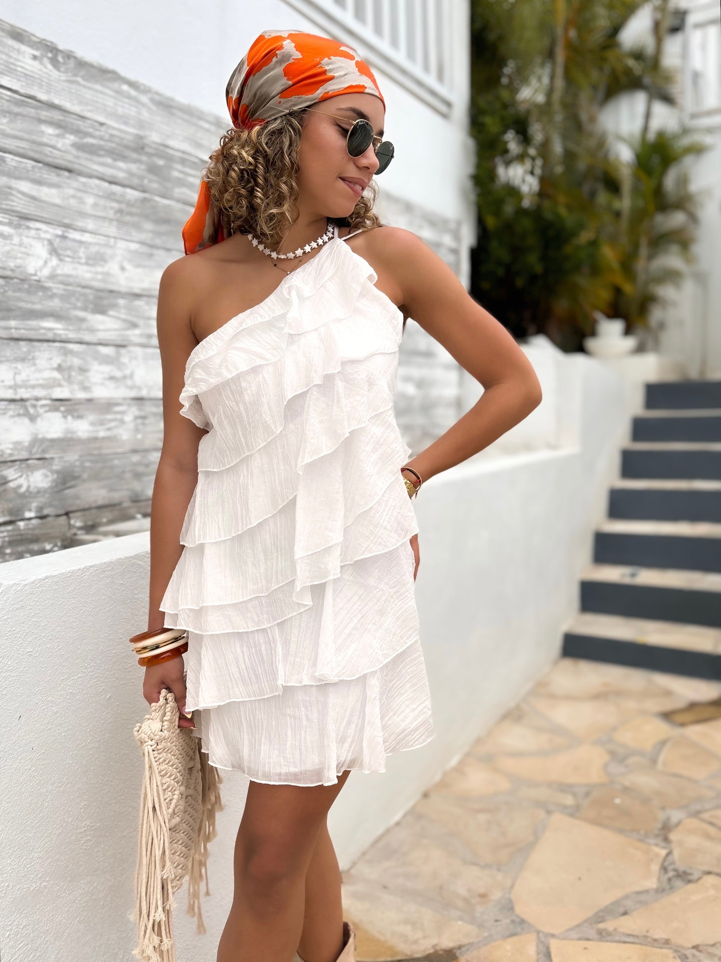 Robe Maisy blanc (S/M - M/L)